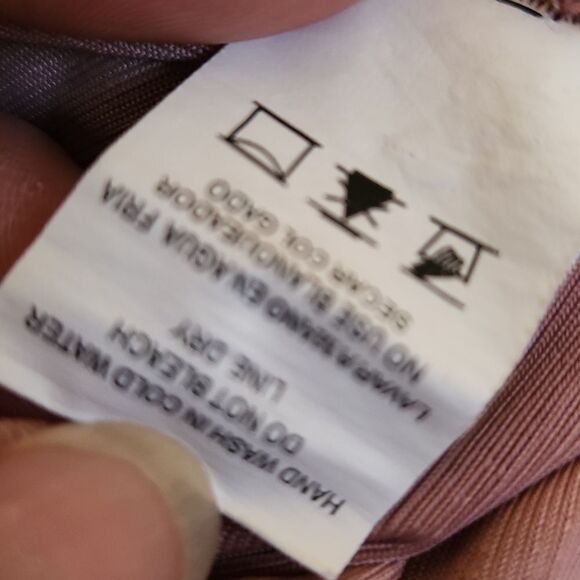 Cold Shoulder lace up front rose top by Love J women's size large - Picture 6 of 6